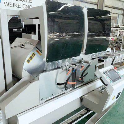 WEIKE CNC High Precision Double Head Cutting Machine 45 Degree/90 Degree CNC Cutting Saw for Aluminum Profile photo-2