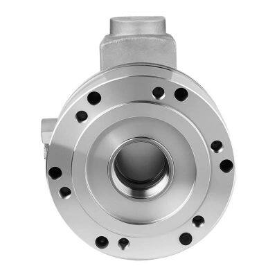 Taiming Hollow Hydraulic Rotary Cylinder (standard Model With Imported Bearings) Tm-36, Inner Diameter Through Hole 36mm, Equipped With Japanese Imported Ntn Bearings, High-temperature-resistant and Leak-proof Sealing Rings, High Rotational Speed