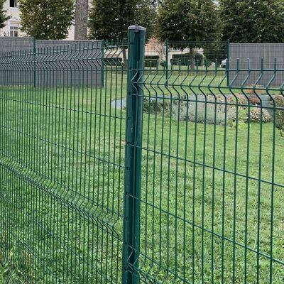 Power Coated & Galvanized 3D Curved Welded Wire Mesh Fence for Residential Security