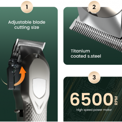 Hair Salon Professional Electric Hair Clipper/Electric Pusher/Electric Pusher（Wechat:13510231336） photo-3