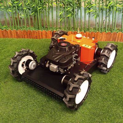 Cortacésped tractor híbrido eléctrico a gasolina de un solo cilindro de grado industrial con aprobación CE y EPA, batería de la marca Vigorun