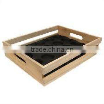 Natural Wood Wooden Serving Tray Wholesale