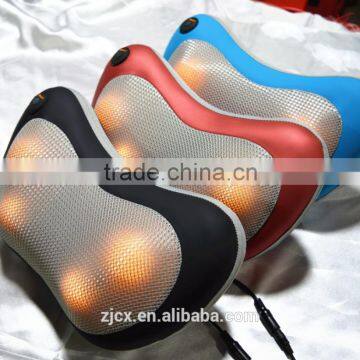 2016 factory supply electric shiasu massage pillow neck arm leg massage pillow with heating with car charger