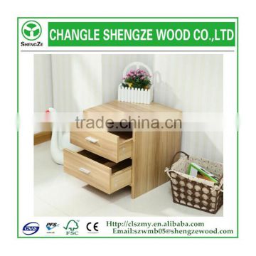 modern design melamine particleboard nightstands with drawers for bedroom