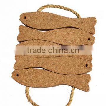 5 Fish cork trivet