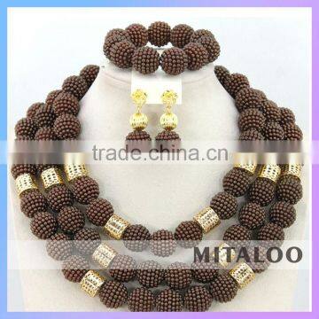 Mitaloo New Arrival Jewelry Set African Beads Jewelry Sets For Wedding Party MT0001 photo-6