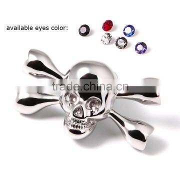 2016 New Design North Skull Clasp, Colorful Diamond Skull Clasp, High Class 316l Stainless Steel Skull Clasp photo-4