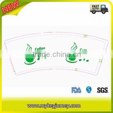 10oz Paper Cup Fan with customized Design