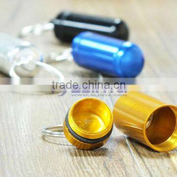 7 Color in Stock 48mm Long Metal Pill Storage Case Box Mini Bottle Cartridge photo-6