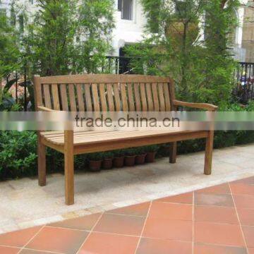Solid Outdoor Garden Wood Patio Platform Bench