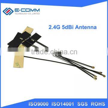 WIFI Internal Antenna 5dBi IPX IPEX Connector FPC Omni Bluetooth Antenna IEEE 802.11 b/g/n WLAN System