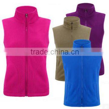 Outdoor Vest Polar Fleece Double Brush jacket for women