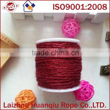 100 Meter Roll burgundy Color Jute Twine String