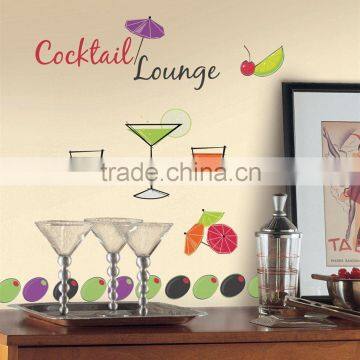 Martini Lounge Wall Sticker