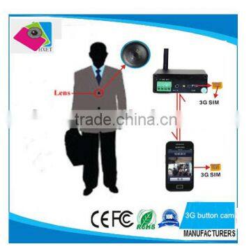 2015 Newest Samllest hiddent camera 3g button camera support SIM SD card video mini DVR                        
                                                Quality Choice