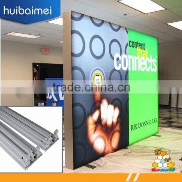 Outdoor Double Sided Advertising Display Free Standing Fabric Light Box