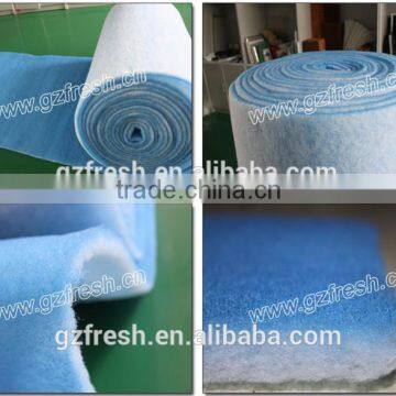 blue white filter media air filter for spray booth