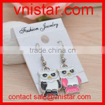 Vnistar Cheap Metal Owl Earrings wholesale TER007 Low MOQ