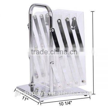 Custom Design a4 Acrylic Brochure Holder,floor Standing Brochure Holder,magazine Holder photo-3