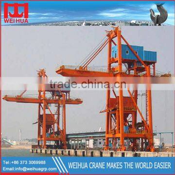 cement wharf use 600t/h Grab ship unloader