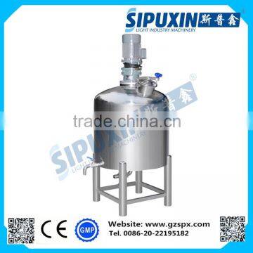 Sipuxin stainless steel mayonnaise storage tank with electric agitator