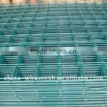 Green PVC Coated Welded Mesh Panels