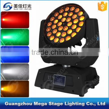 factory price 36pcs 6in1 zoom led stage lighting moving head wash