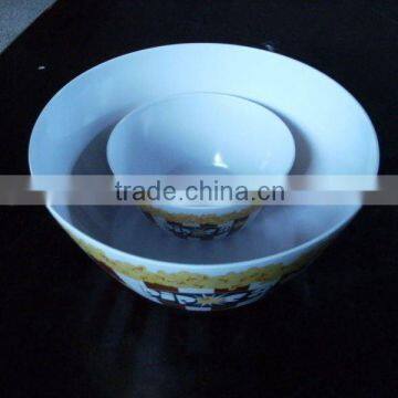 100% Melamine Promoton Gifts 2pcs Bowls Set