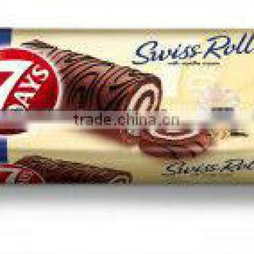 SWISS ROLL 7 DAYS VANILLA DECORATION 200g