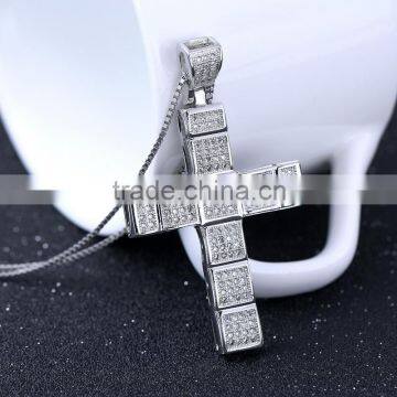 CYW Christmas Gift 925 Sterling Silver Cross Pendant Design for Boys photo-3