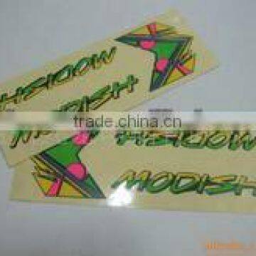 screen printing motorcycle sticker