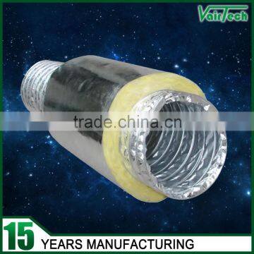 16~48KG/M3 air conditioning duct insulation aluminum flexible duct