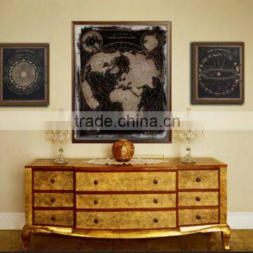 wood Painting Modern Canvas Wall Art living room decoration MDF prints