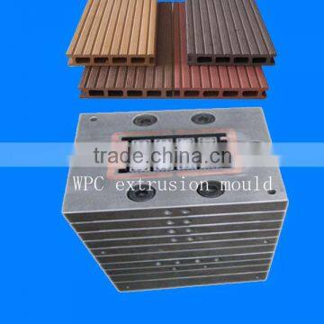 Fine extrusion mould for WPC PE wood plastic composite decking floor boards