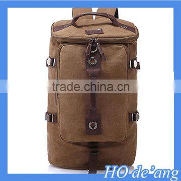 HOGIFT Canvas flodable travel backpack/men travel bag/fashion laptop backpack