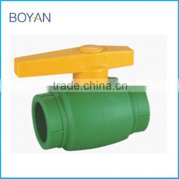 China Factory BOYAN Zhejiang Green Plastic Ppr Compact Ball Valve photo-2