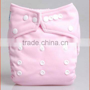 Factory Baby Cloth Diapers Reusable Washable Sweet Happy Solid Plain Baby Diapers photo-5