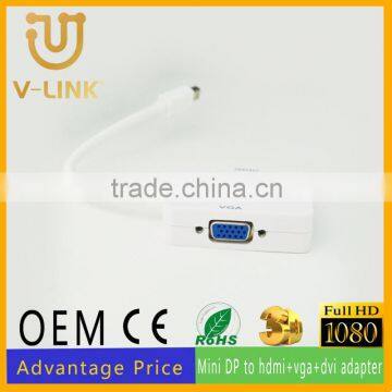 High quality mini displayport to hdmi vga adapter for hdtv