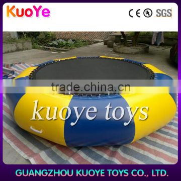 inflatable ocean trampoline,floating water trampoline inflatable,0.9mm pvc trampoline inflatable water