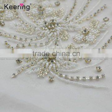 Rhinestone Flower Patch for Dress WPH-1727 photo-2