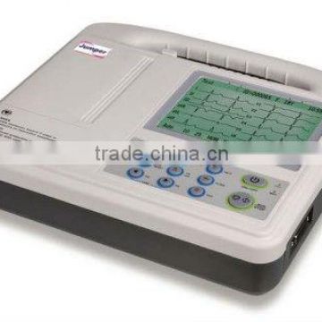 2013 hot selling digital portable ECG machine 12 leads six channels JPD-E06