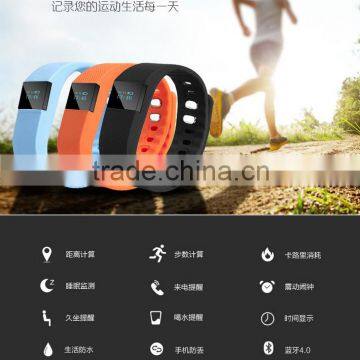 Smart Sport Bracelet TW64 Smartband Wristband Fitness Tracker Bluetooth 4.0 Time Display Flexible Watch for Ios Android System