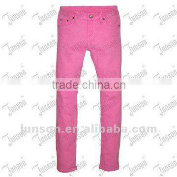 Fashion Lady's Color Denim Jeans