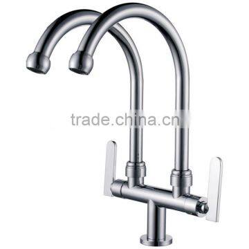 High Quality Brass two way cold tap, Polish and Chrome Finish, M1/2" Deck Mounted