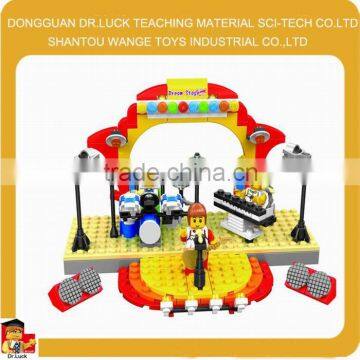 Wholesale building blocks girls set singer player figure