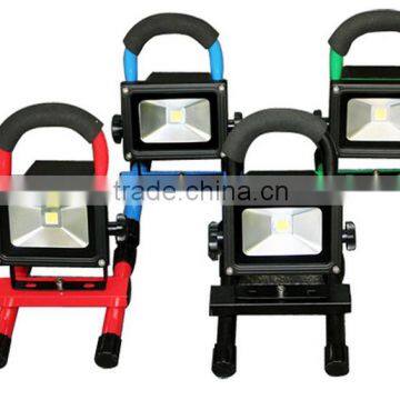 Portable Battery Powered LED Work Light 12V 24V IP65 Outdoor Rechargeable LED Flood Light 10W 20W 30W 50W