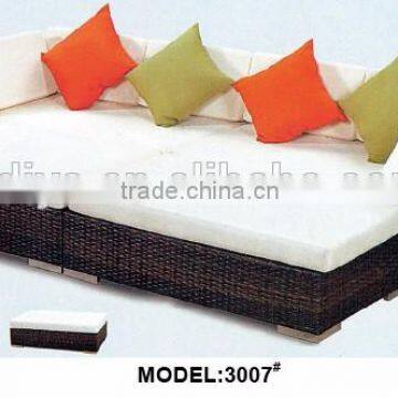 outdoor rattan wicker leisure daybed lounger wicker lounger