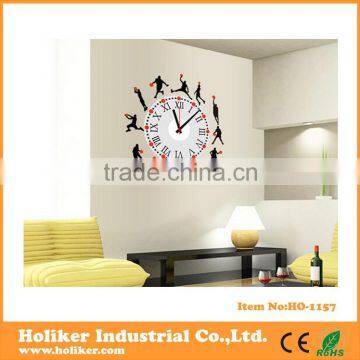 Basketball sport decorative wall sticker clock