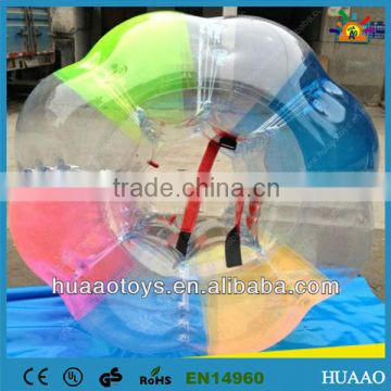 Colorful inflatable plastic bumper ball