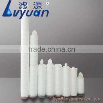 Industrial Pleated filter cartridge Polypropylene pleated filter cartridge filter element